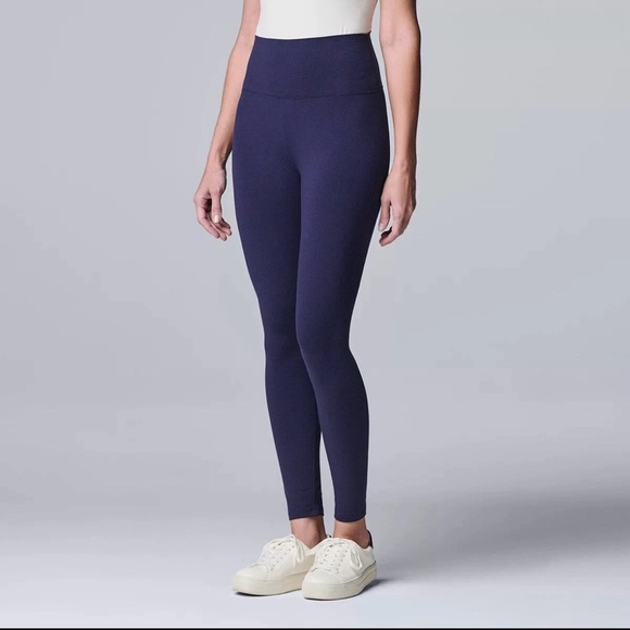 Simply Vera Vera Wang Pants - NWOT Simply Vera Vera Wang Deep Blue Leggings